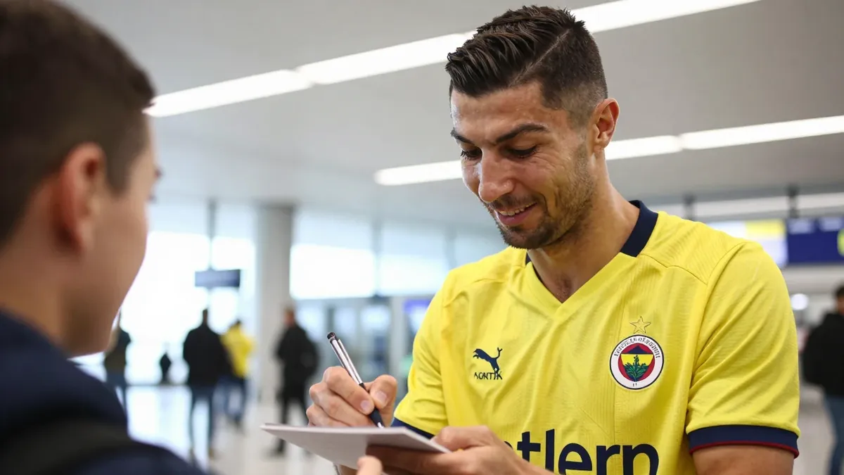 Fenerbahçe SK kafilesi, Samsunspor maçı öncesi Samsun Çarşamba Havalimanı'nda coşkulu taraftarlar tarafından karşılandı...